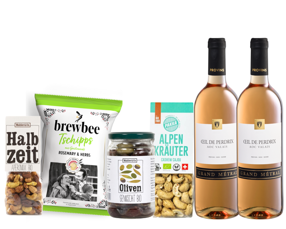 Geschenkset mit Alkohol