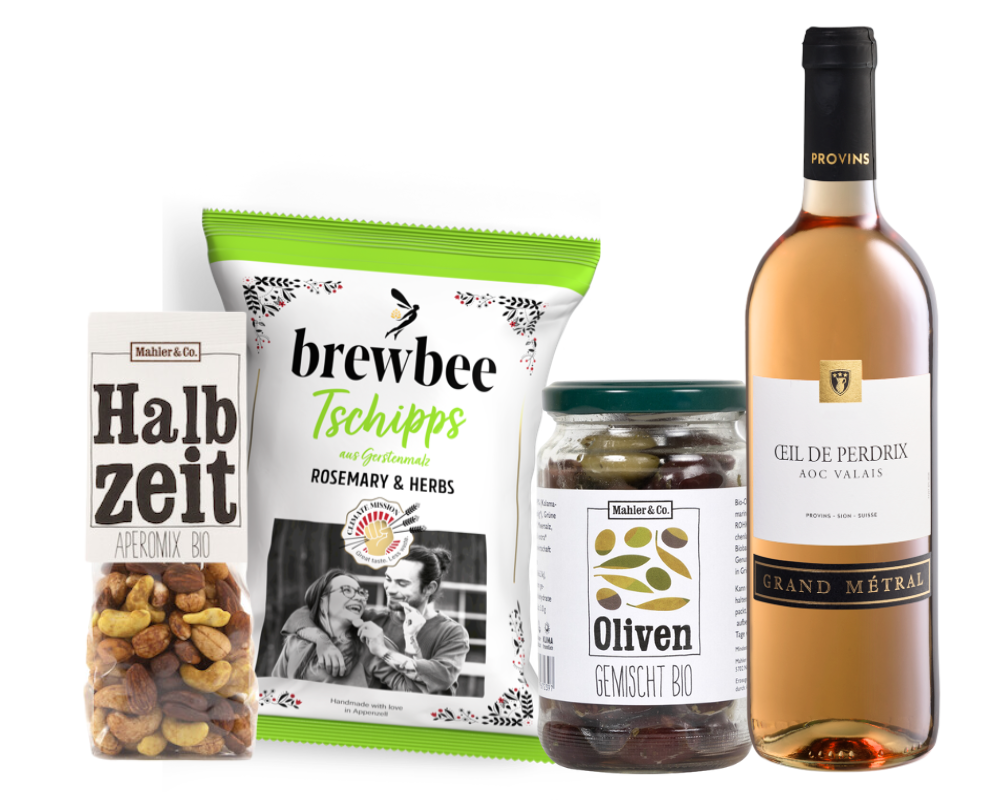 Geschenkset mit Alkohol